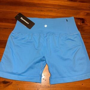 NEW NWT Women's Blue Shorts. Sizes 4 and  14 WORKOUT/RUNNING/ DANCE/ BIKE SHORTS
